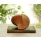 Handmade oak wood femisphere sculpture for sale